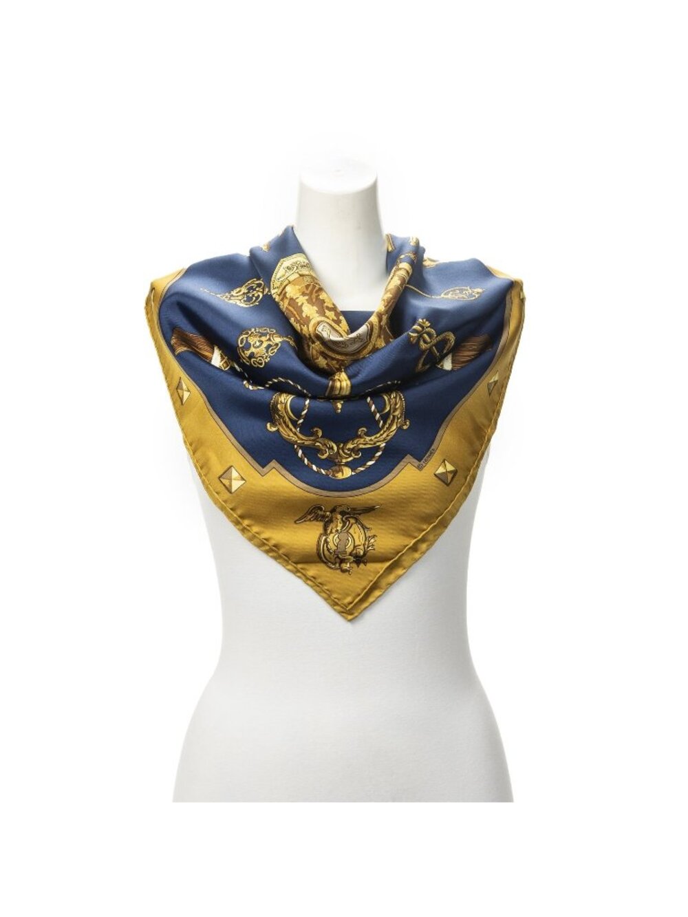 Hermes Scarf Navy